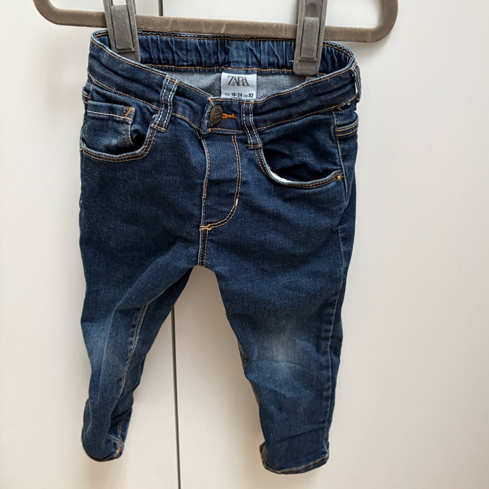 Zara Kids Indigo Stretch Denim 18-24 months Jeans